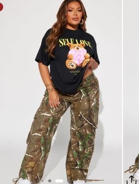 On The Hunt Camo Cargo Pant By Fashion Nova New With Tags Sz. 1X